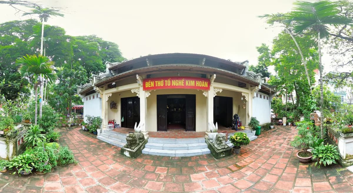 Đền thờ Tổ nghề Kim hoàn, phường Định Công, Hà Nội